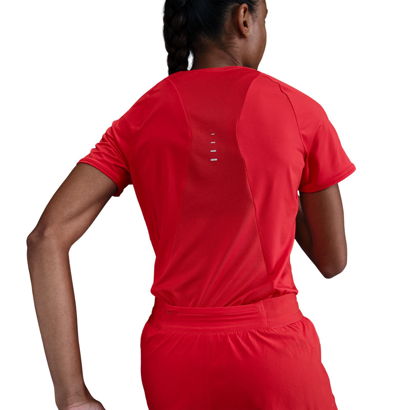 Women's Swift Dri-FIT Short-Sleeve Running Top (696 - LT Crimson/Reflective Silver)