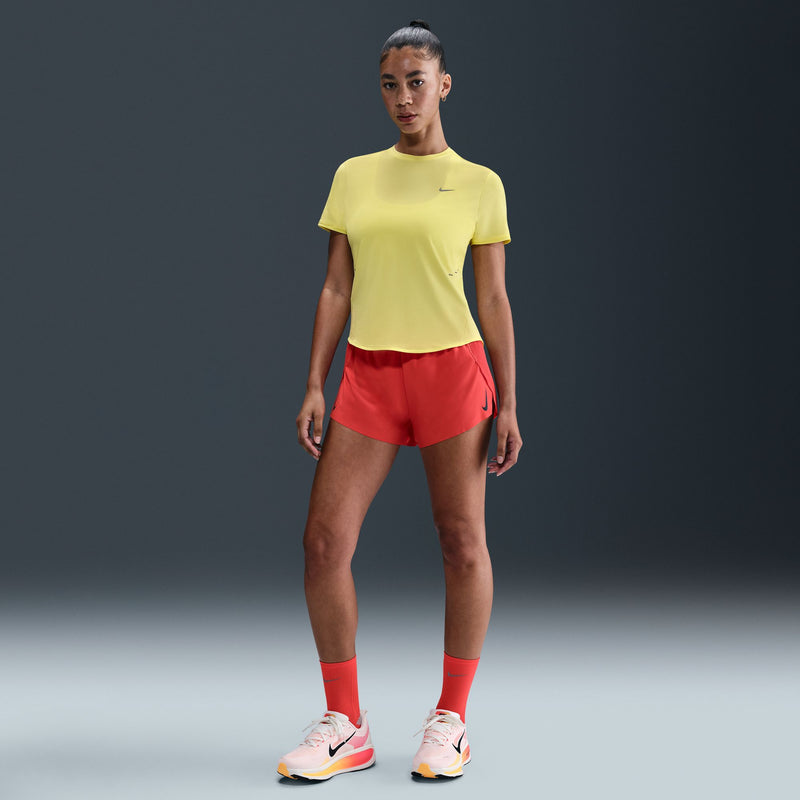 Women's Swift Dri-FIT Short-Sleeve Running Top (712 - Light Zitron/Reflective Silver)