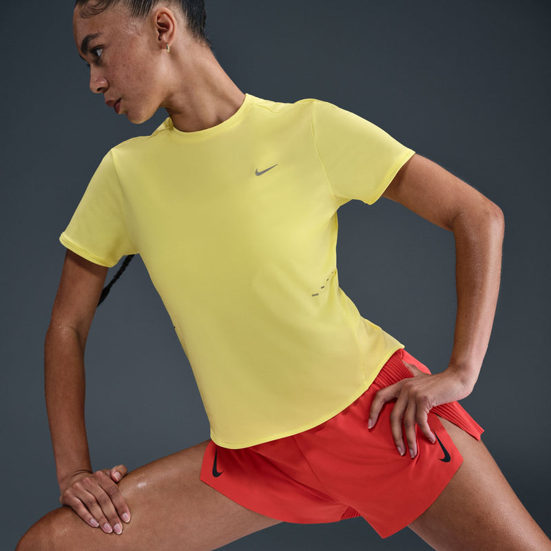 Women's Swift Dri-FIT Short-Sleeve Running Top (712 - Light Zitron/Reflective Silver)