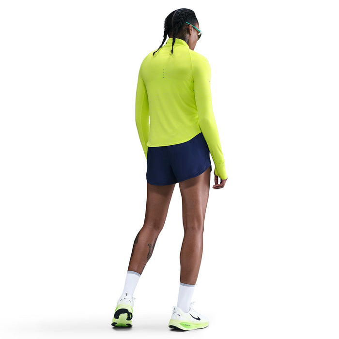 Women's Swift Dri-FIT UV 1/4-Zip Running Top (389 - Cyber/Heater/Reflective Silver)