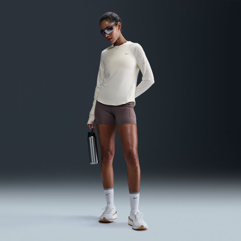 Women's Swift Dri-FIT UV Long Sleeve (133 - Sail/Reflective Silver)