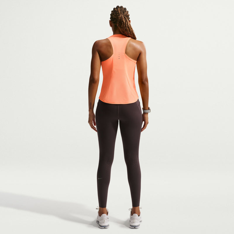 Women's Swift Dri-FIT Running Tank Top (852 - Orange Pulse/Reflective Silver)