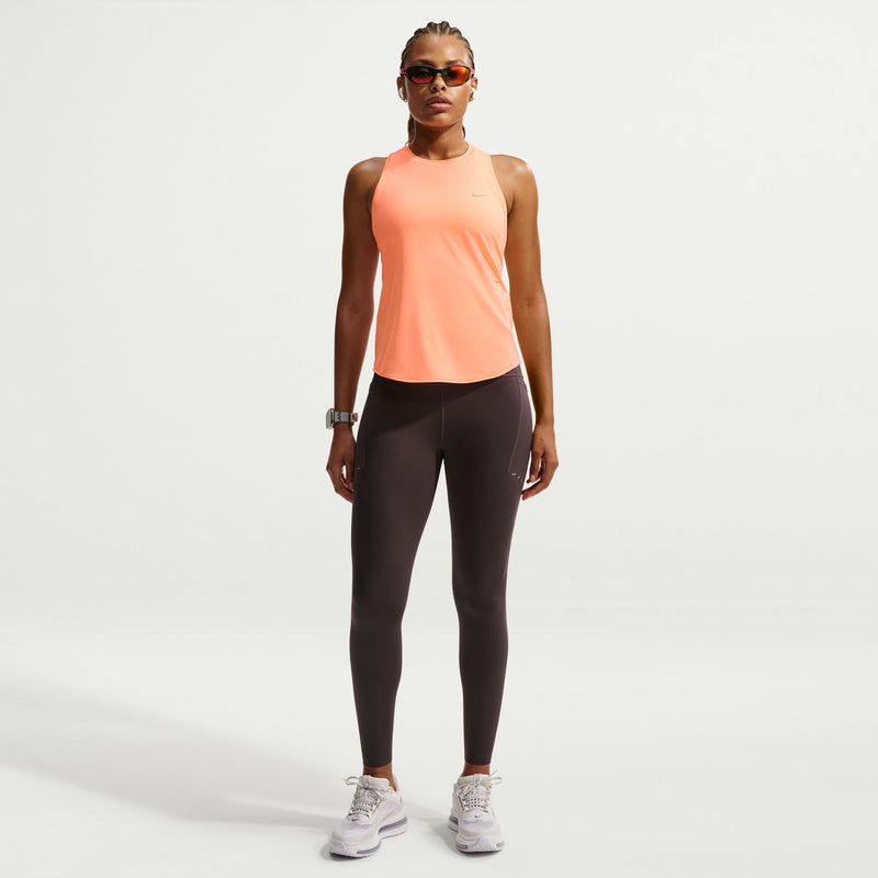 Women's Swift Dri-FIT Running Tank Top (852 - Orange Pulse/Reflective Silver)