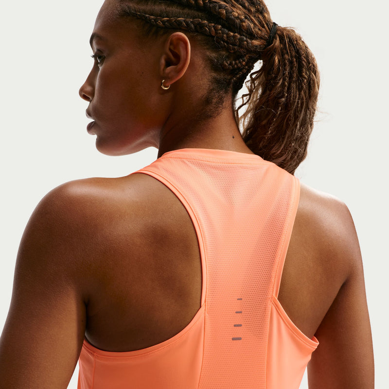 Women's Swift Dri-FIT Running Tank Top (852 - Orange Pulse/Reflective Silver)