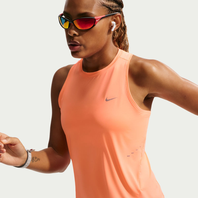 Women's Swift Dri-FIT Running Tank Top (852 - Orange Pulse/Reflective Silver)