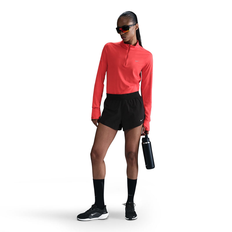 Women's Swift Dri-FIT Mid-Rise 2.5" Brief-Lined Running Shorts (010 - Black/Reflective Silver)