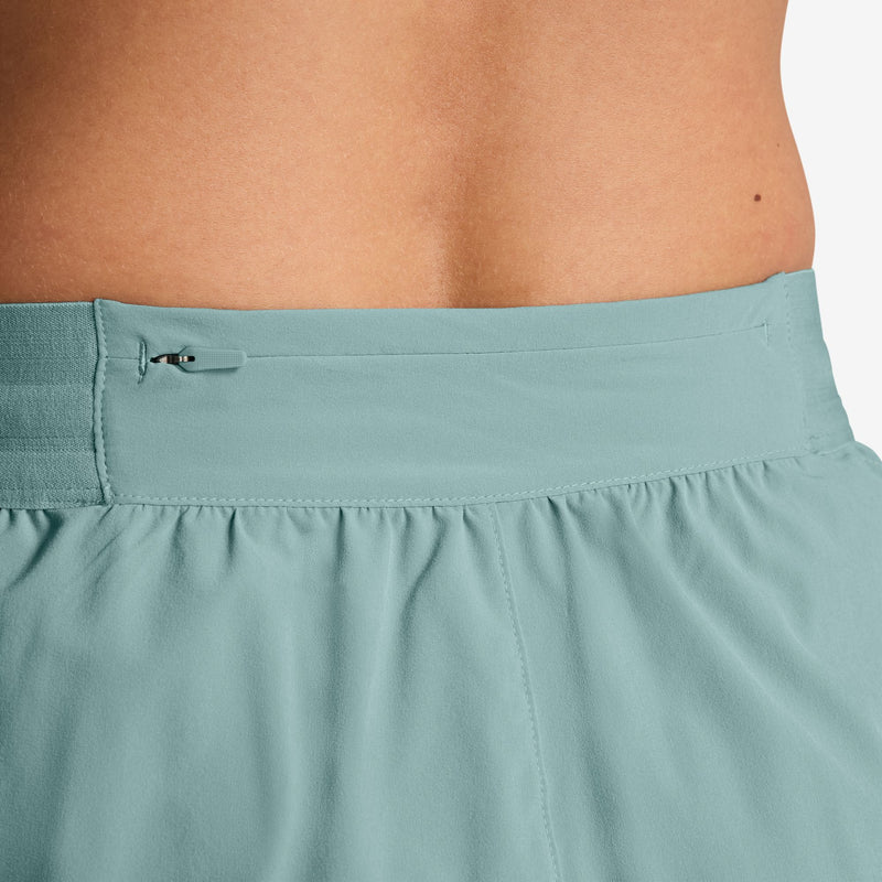 Women's Swift Dri-FIT Mid-Rise 2.5" Brief-Lined Running Shorts (017 - Cannon/Reflective Silver)