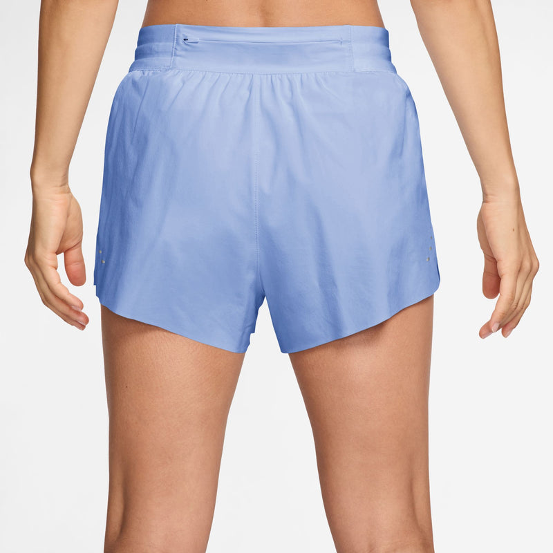 Women's Swift Dri-FIT Mid-Rise 2.5" Brief-Lined Running Shorts (468 - Aluminum/Reflective Silver)