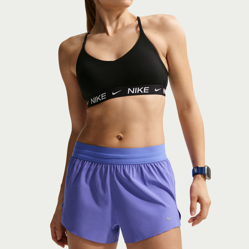 Women's Swift Dri-FIT Mid-Rise 2.5" Brief-Lined Running Shorts (570 - Sapphire/Reflective Silver)
