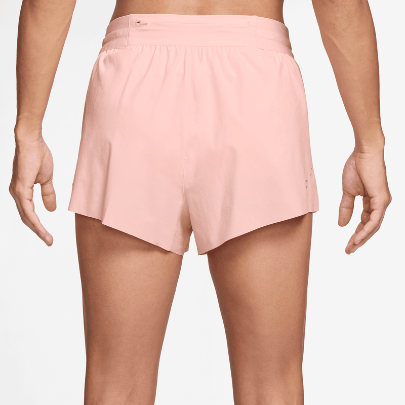 Women's Swift Dri-FIT Mid-Rise 2.5" Brief-Lined Running Shorts (607 - Atmosphere/Reflective Silver)