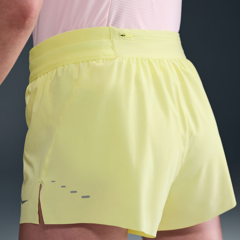 Women's Swift Dri-FIT Mid-Rise 2.5" Brief-Lined Running Shorts (712 - Light Zitron/Reflective Silver)