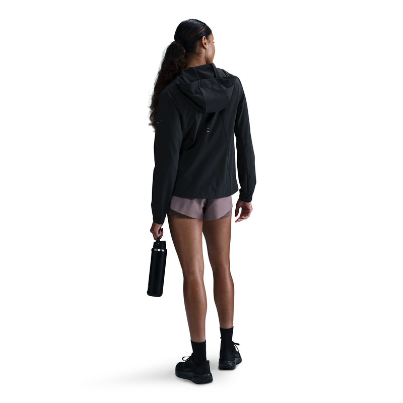 Women's Swift Repel Packable Running Jacket (010 - Black/Reflective Silver)