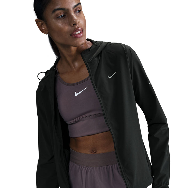 Women's Swift Repel Packable Running Jacket (010 - Black/Reflective Silver)