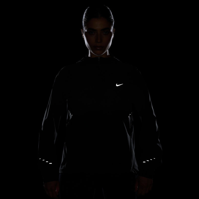 Women's Swift Repel Packable Running Jacket (010 - Black/Reflective Silver)