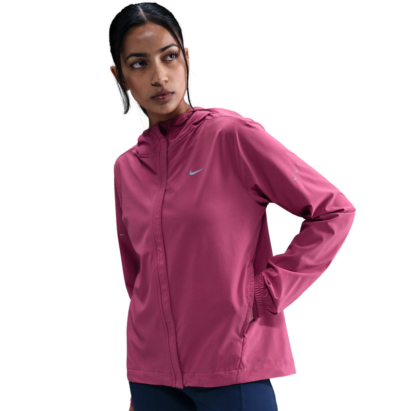 Women's Swift Women's Repel Packable Running Jacket (634 - Sweet Beet/Reflective Silver)