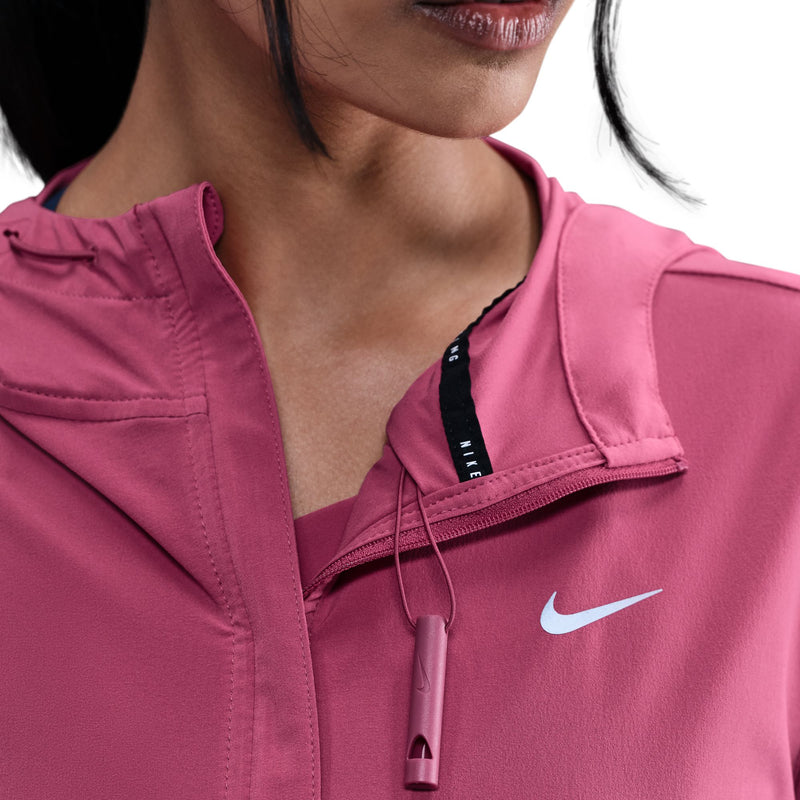 Women's Swift Women's Repel Packable Running Jacket (634 - Sweet Beet/Reflective Silver)