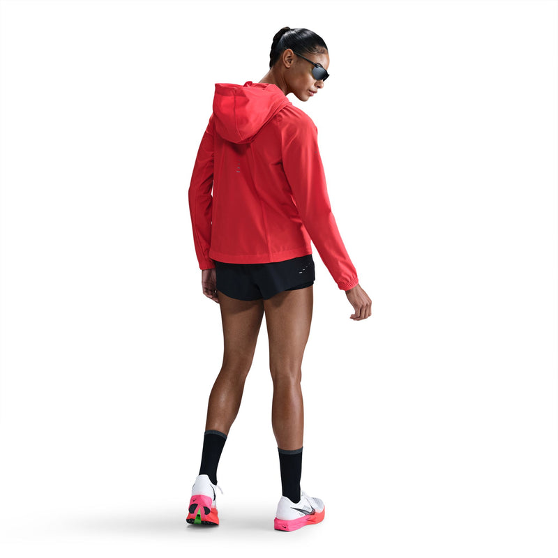 Women's Swift Repel Packable Running Jacket (696 - LT Crimson/Reflective Silver)
