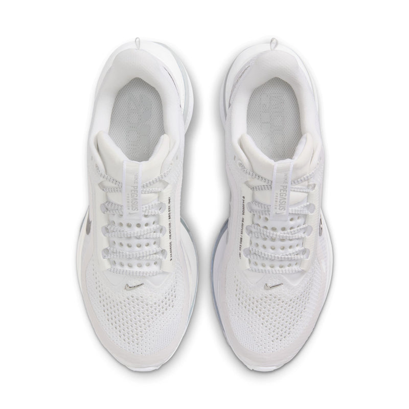Women's Pegasus Premium (102 - White/Metallic Silver-Metallic Silver)