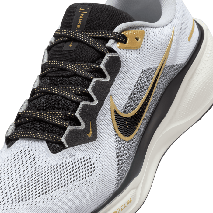 Men's Air Zoom Pegasus 41 (100 - White/Black-Metallic Gold-Light Smoke Grey)