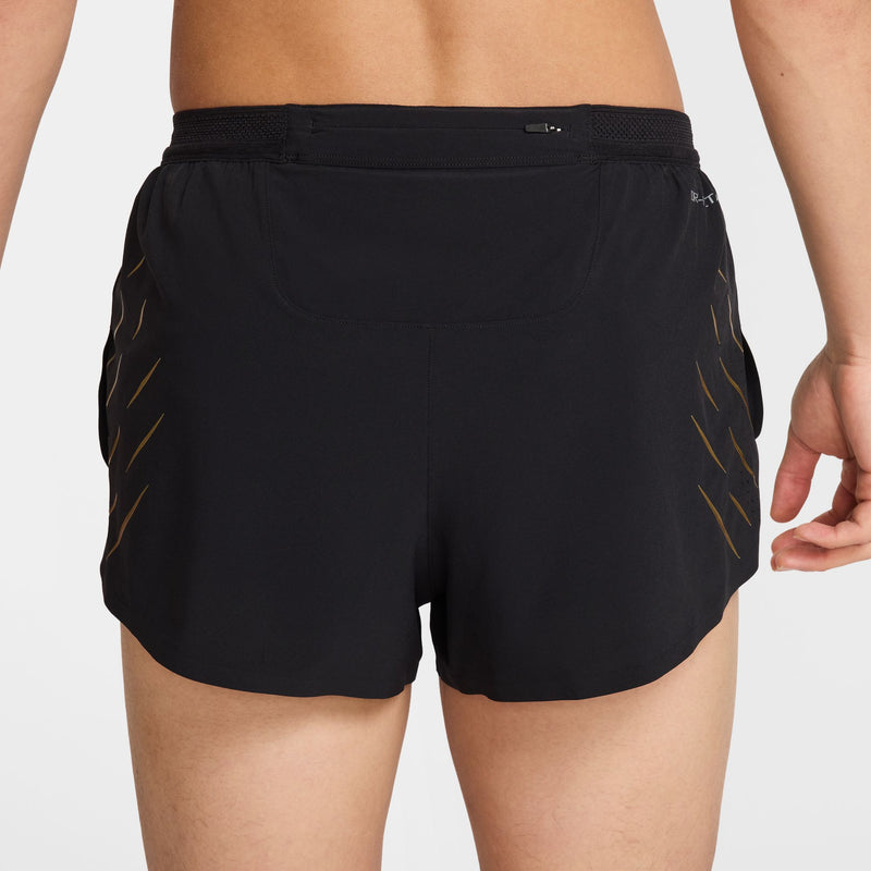 Men's Aeroswift x Jakob Dri-FIT ADV 2" Brief-Lined Running Shorts (010 - Black/Metallic Gold)