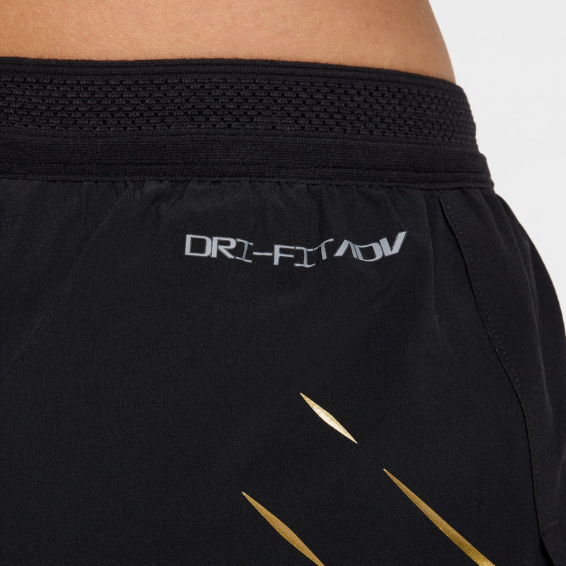 Men's Aeroswift x Jakob Dri-FIT ADV 2" Brief-Lined Running Shorts (010 - Black/Metallic Gold)