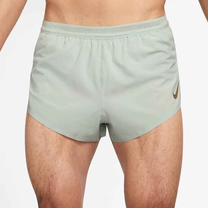 Men's Aeroswift x Jakob Dri-FIT ADV 2" Brief-Lined Running Shorts (034 - Light Silver/Metallic Gold)