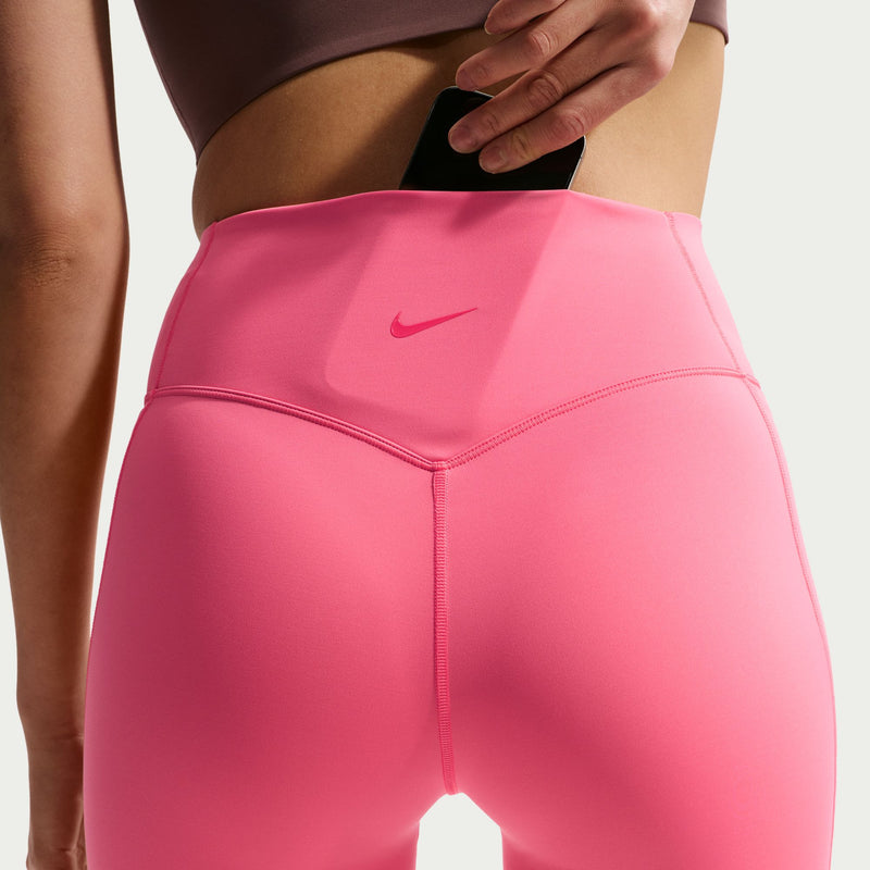 Women's Universa High-Waisted 5" Biker Shorts with No Front Seam (897 - Sea Coral/Lobster/Lt Fusion Red)