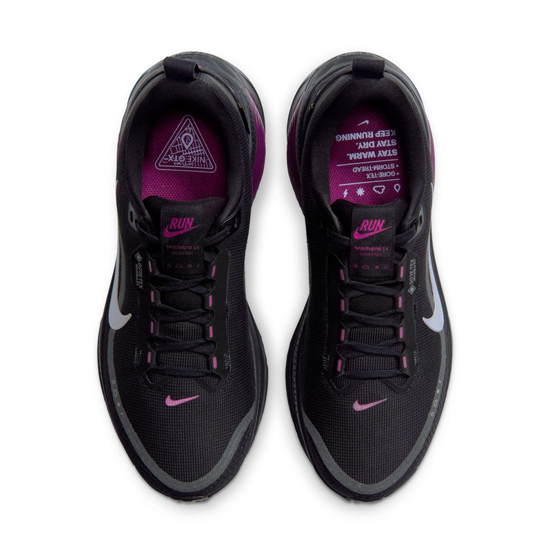 Women's Vomero 18 GORE-TEX (Black/Metallic Silver-True Berry)
