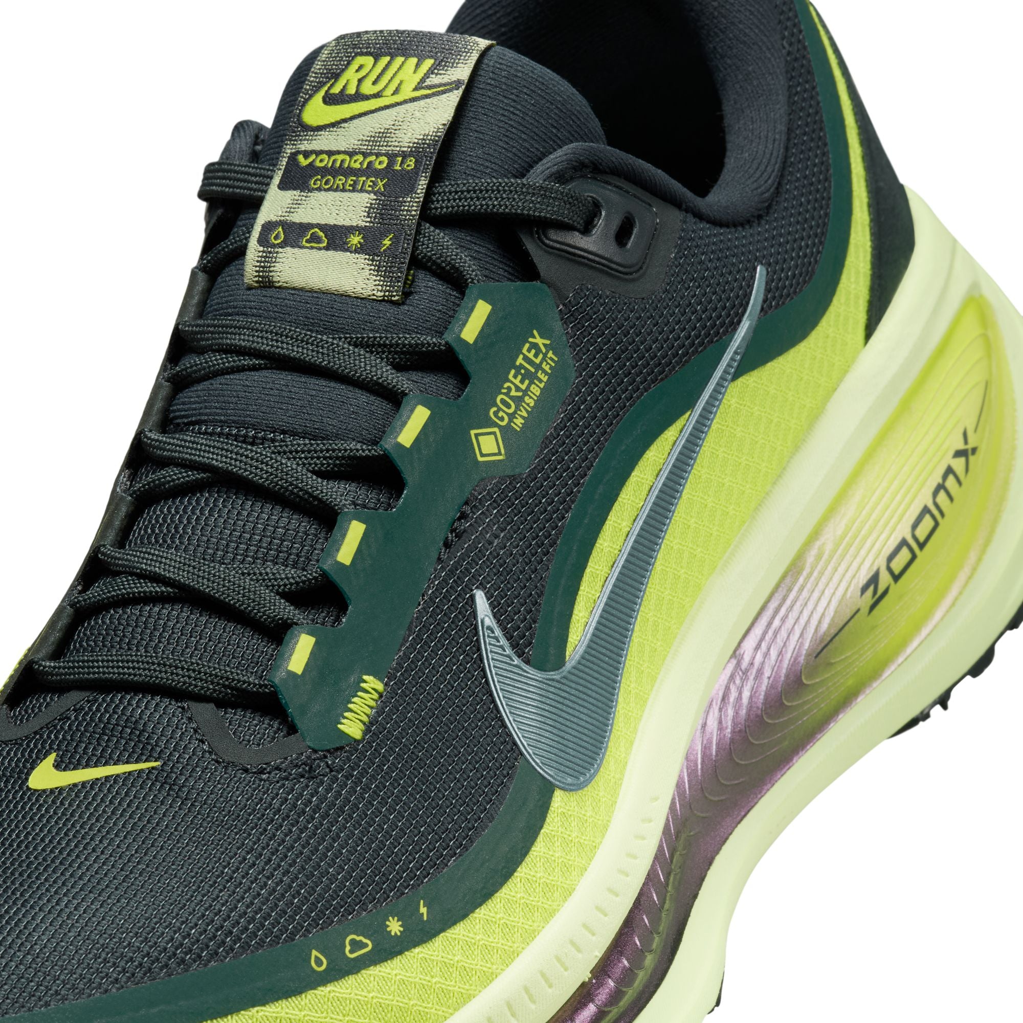 Women's Vomero 18 GORE-TEX (300 - Seaweed/Seaweed-Lt Liquid Lime