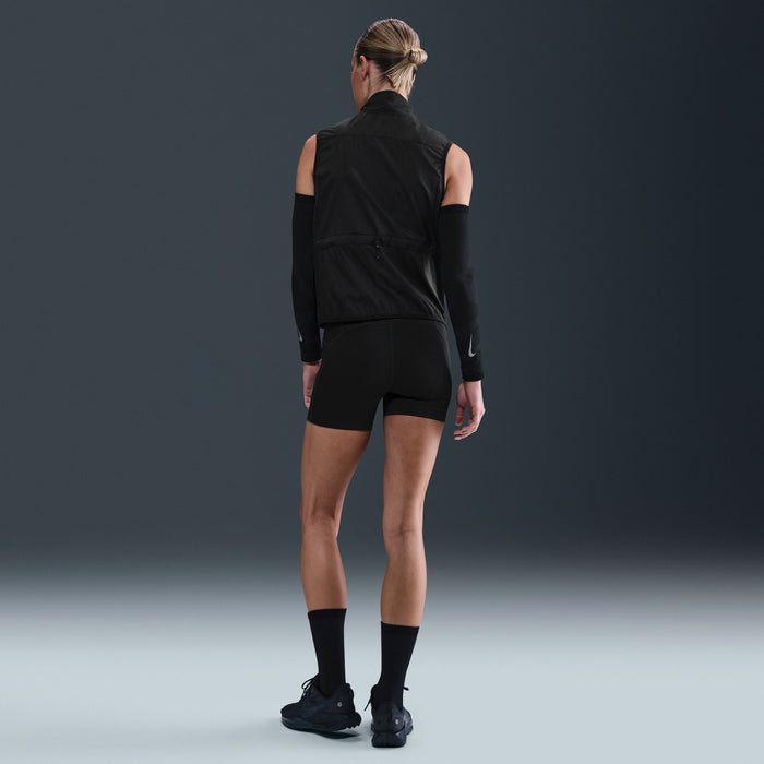 Women's Dri-FIT High-Waisted 4" Tight Running Shorts (010 - Black/Black)