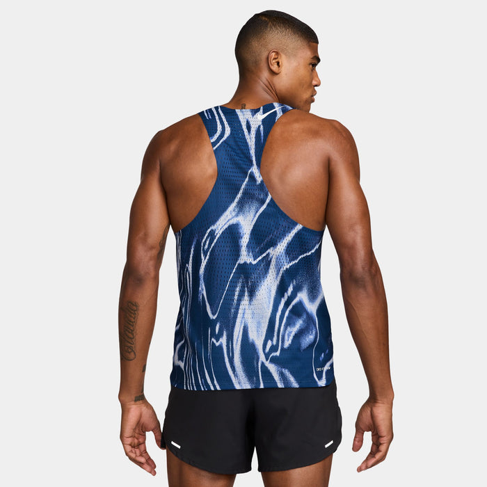 Men's AeroSwift Dri-FIT ADV Singlet (492 - Coastal Blue/White)