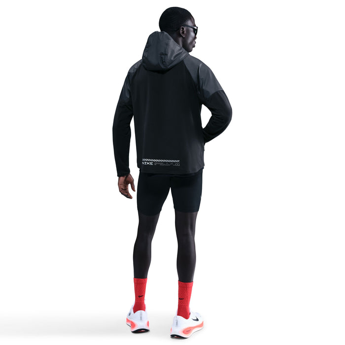 Men's Miler Repel Winterized Running Jacket (010 - Black/Anthracite/Reflective Silver)