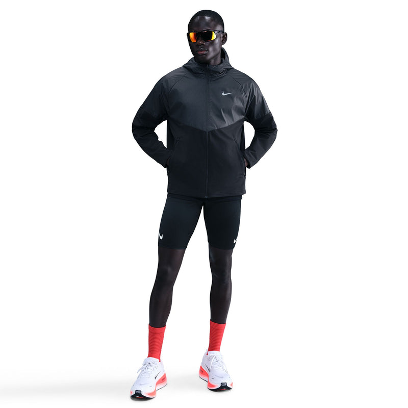 Men's Miler Repel Winterized Running Jacket (010 - Black/Anthracite/Reflective Silver)