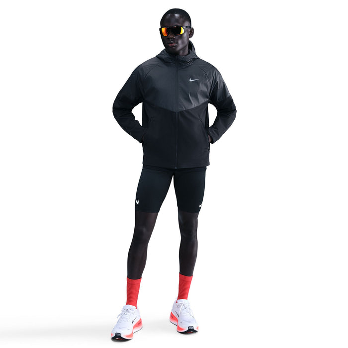 Men's Miler Repel Winterized Running Jacket (010 - Black/Anthracite/Reflective Silver)