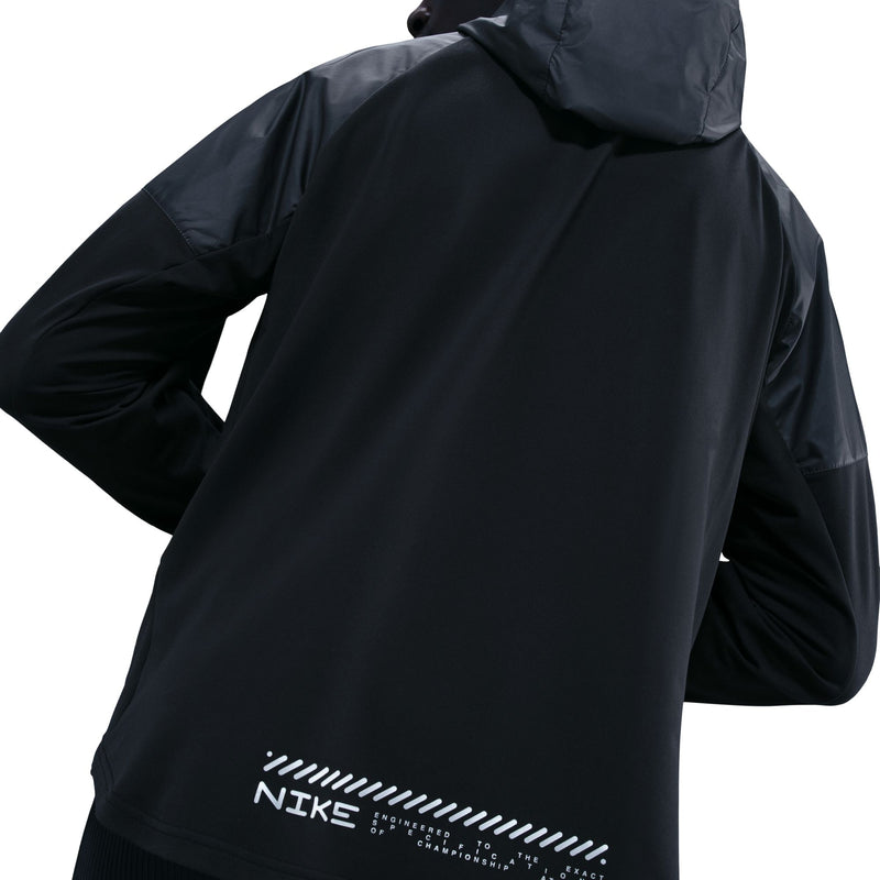 Men's Miler Repel Winterized Running Jacket (010 - Black/Anthracite/Reflective Silver)