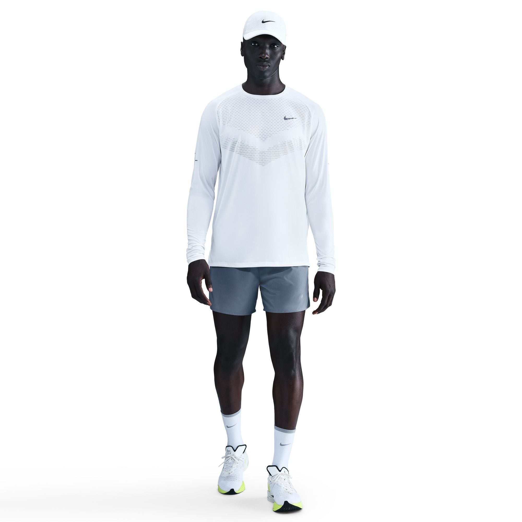 nike high viz running top