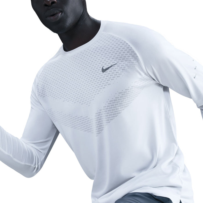 Men's Stride Dri-FIT ADV Long-Sleeve Running Top (100 - White/Reflective Silver)