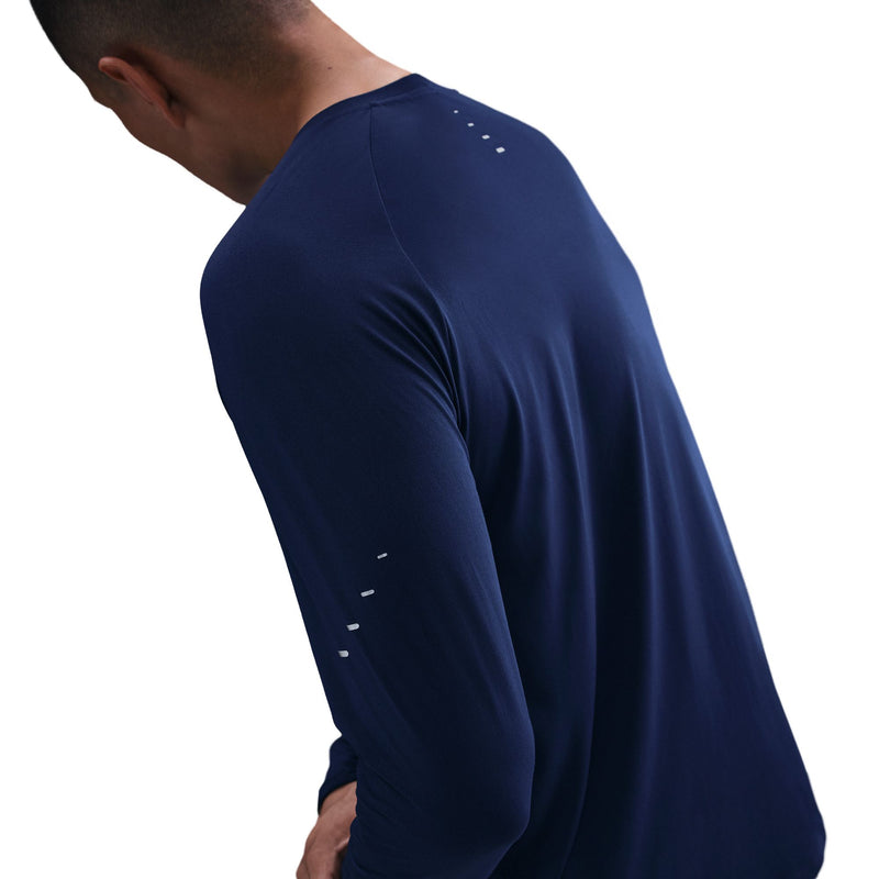 Men's Stride Dri-FIT ADV Long-Sleeve Running Top (492 - Blue Void/Reflective Silver)