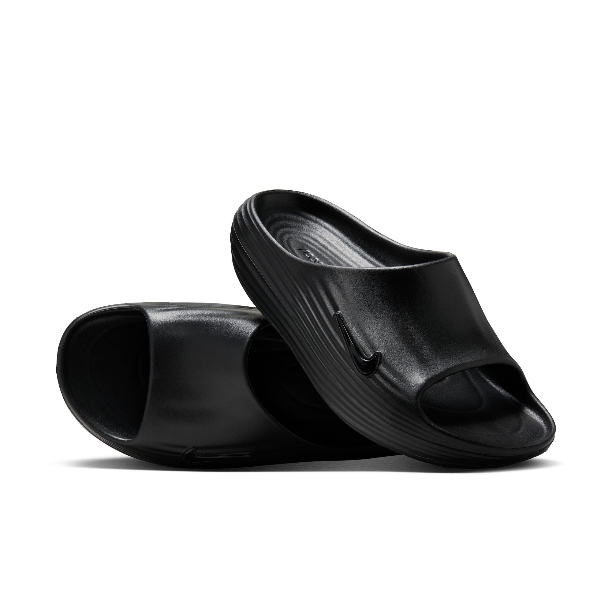 Men's ReactX Rejuven8 Slides (001 - Black/Black-Black) — TC Running Co