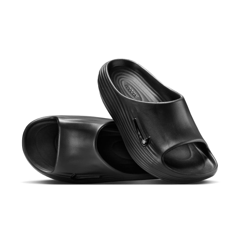Women's ReactX Rejuven8 Slides (001 - Black/Black-Black)