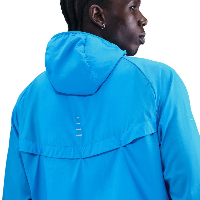 Men's Stride Repel UV Running Jacket (446 - Blue Hero/Blue Hero/Refletive Silver)