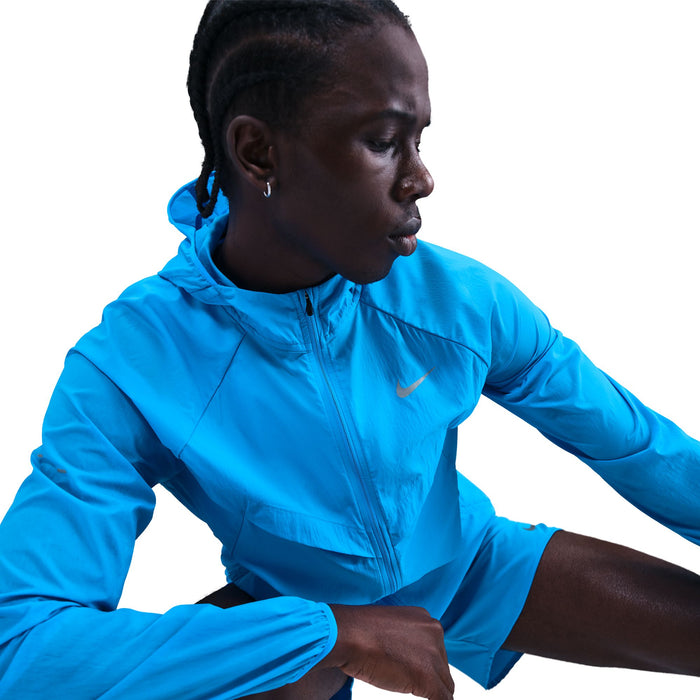 Men's Stride Repel UV Running Jacket (446 - Blue Hero/Blue Hero/Refletive Silver)