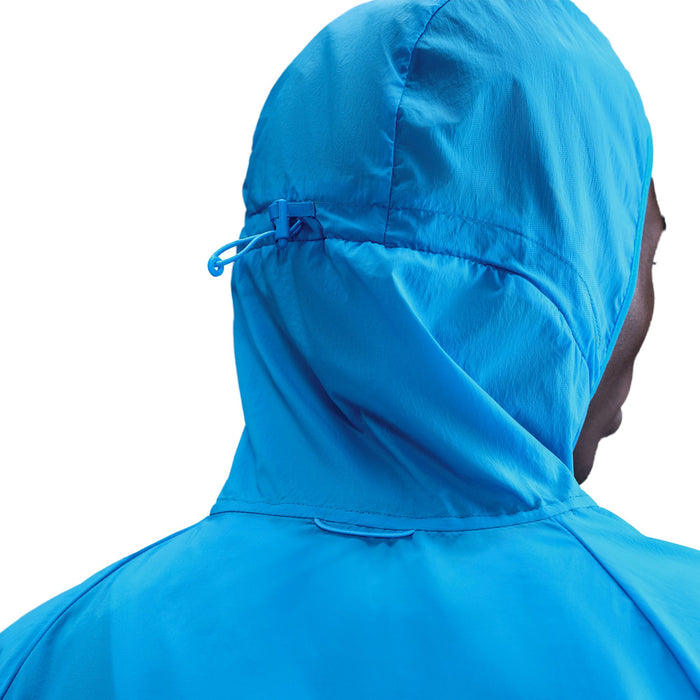 Men's Stride Repel UV Running Jacket (446 - Blue Hero/Blue Hero/Refletive Silver)