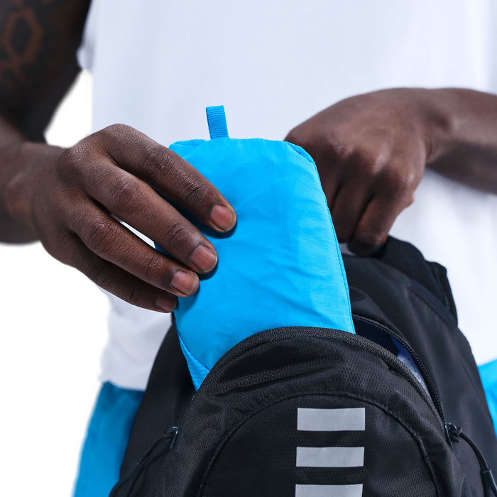 Men's Stride Repel UV Running Jacket (446 - Blue Hero/Blue Hero/Refletive Silver)