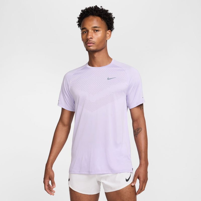 Men's Stride Dri-FIT ADV Short-Sleeve Running Top (515 - Hydrangeas/Reflective Silver)