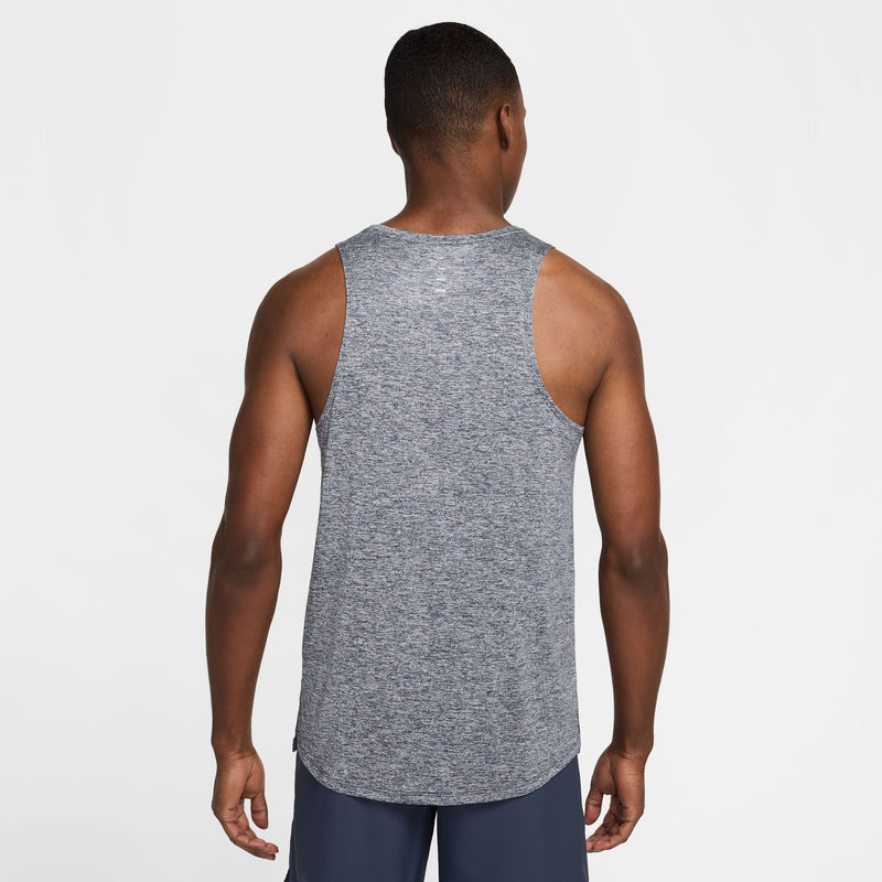 Men's Stride Dri-FIT ADV Running Tank Top (437 - Thunder Blue/Heather/Reflective Silver)