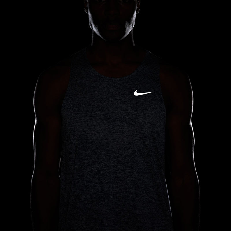 Men's Stride Dri-FIT ADV Running Tank Top (437 - Thunder Blue/Heather/Reflective Silver)