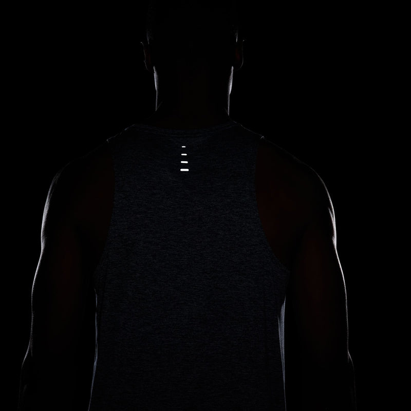 Men's Stride Dri-FIT ADV Running Tank Top (437 - Thunder Blue/Heather/Reflective Silver)