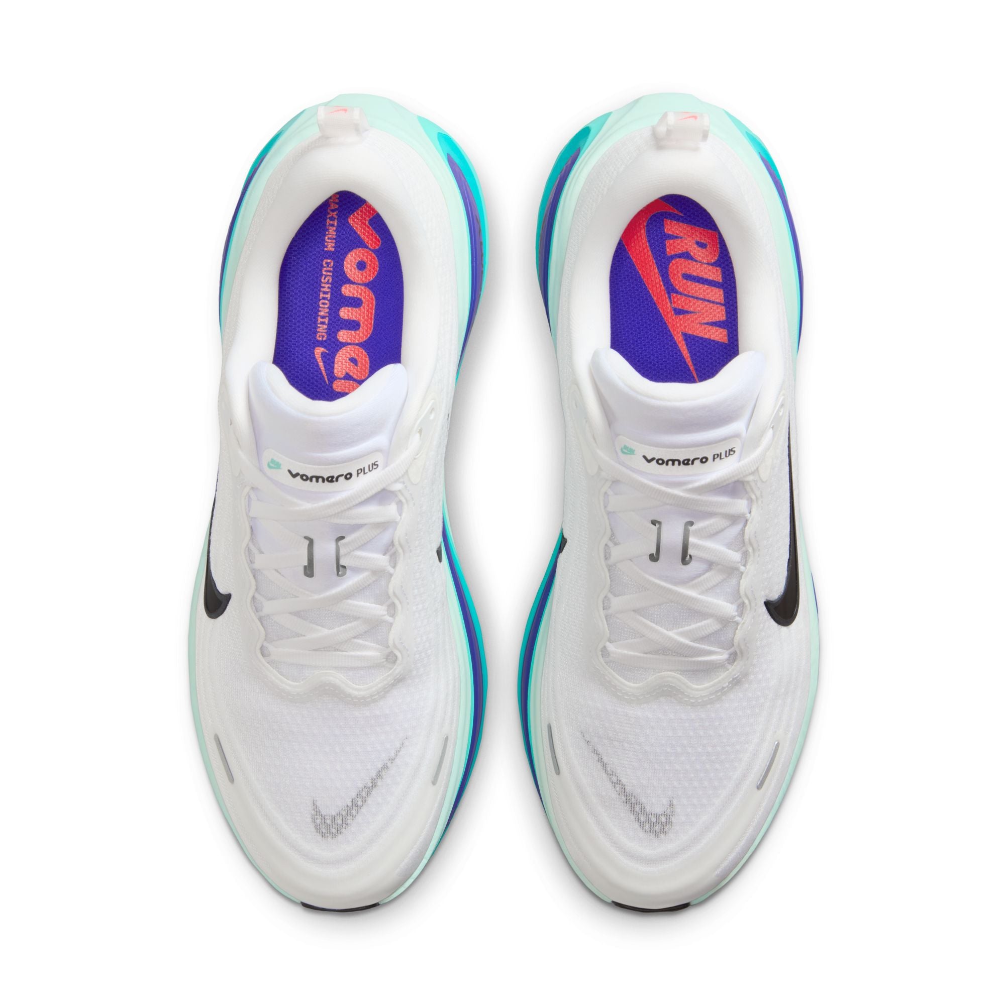Men's Vomero Plus (104 - White/Black-Bright Concord-Hyper Turq