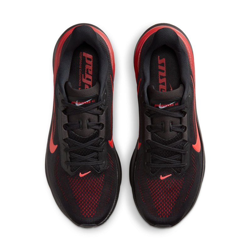 Men's Pegasus 42 (007 - Black/Bright Crimson-University Red)